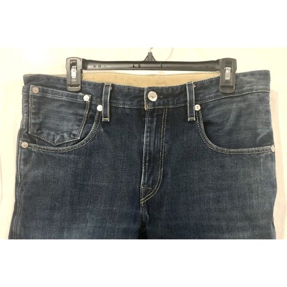 Levis 511 Mens Jeans Size 34x32 Dark Wash Straight Leg Denim Pants VGC! - Picture 3 of 12